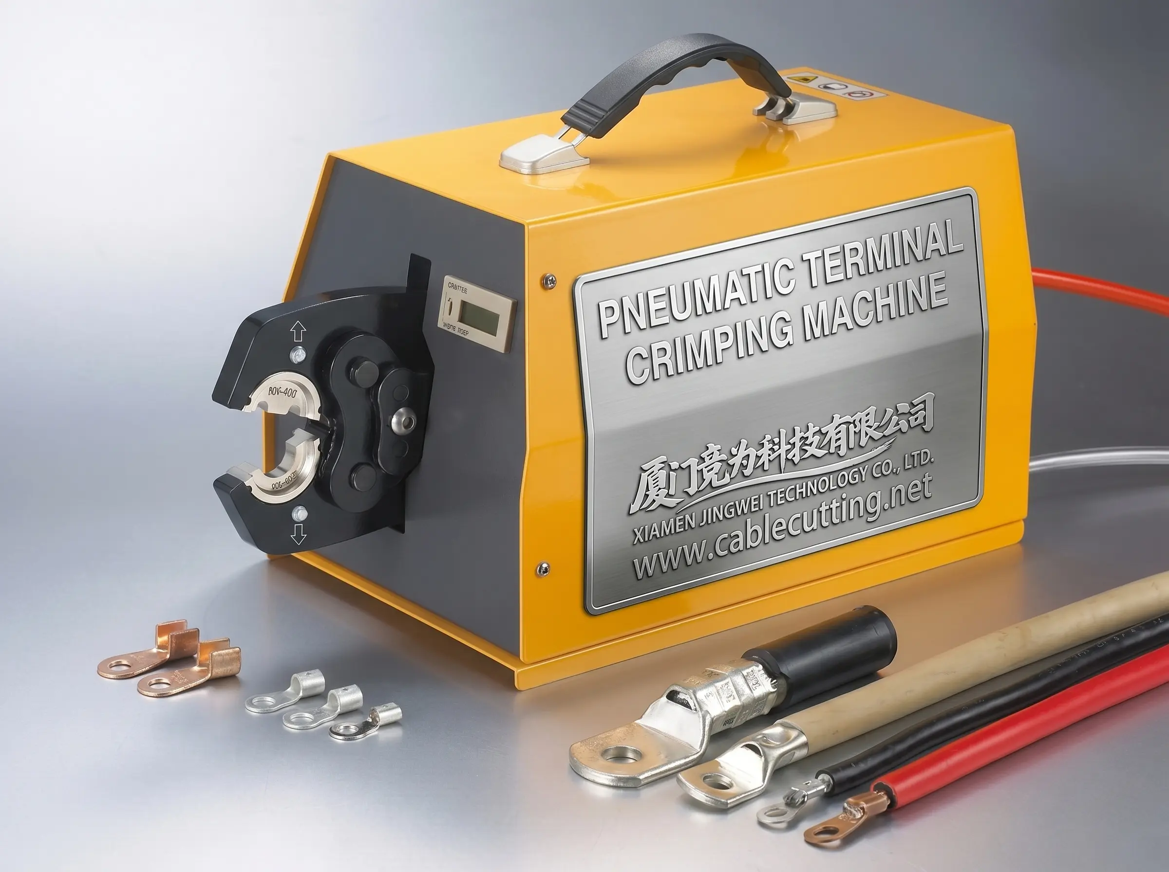 Mesin Crimping Terminal Pneumatik WPM-300L – Penyelesaian Pemprosesan Wayar Berkualiti Tinggi