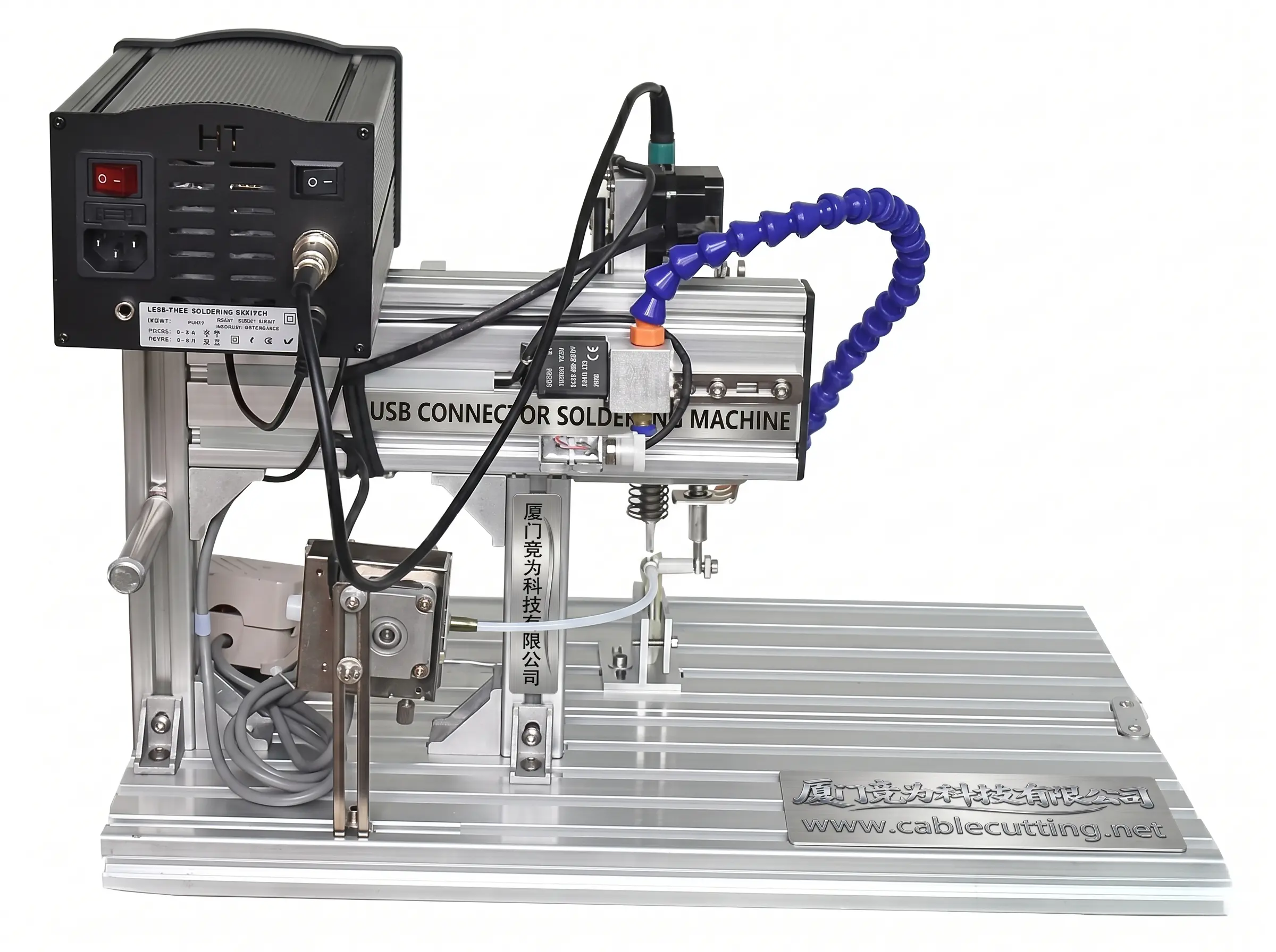 Mesin Pematerian Kabel USB Semi-Auto 205H – Cekap & Tepat