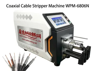Mesin Pelucutan Kabel Sepaksi Motor Servo Separa Automatik WPM-6806N