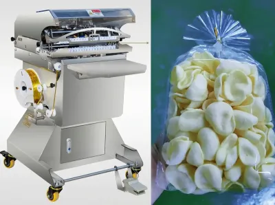Mesin Pengikat Beg Snek Roti Bentuk Kipas Pneumatik JW-300 Thumb
