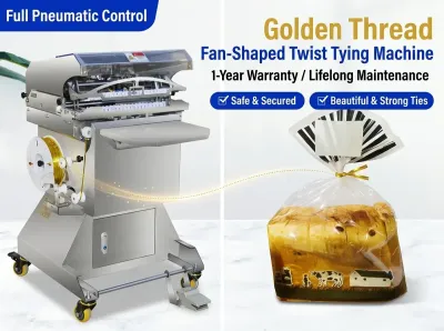 Mesin Pengikat Beg Snek Roti Bentuk Kipas Pneumatik JW-300 Thumb