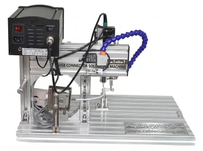 Mesin Pematerian Penyambung USB Separa Automatik 205H
