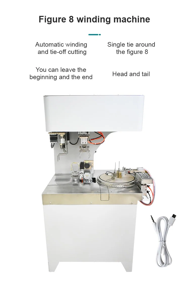 8 Mesin Penggulungan dan Pengikatan Wayar Bentuk, Wayar Mesin Penggulungan Gegelung, Mesin Penggulungan Wayar Automatik, Mesin Pengikat Penggulungan Dawai Kabel