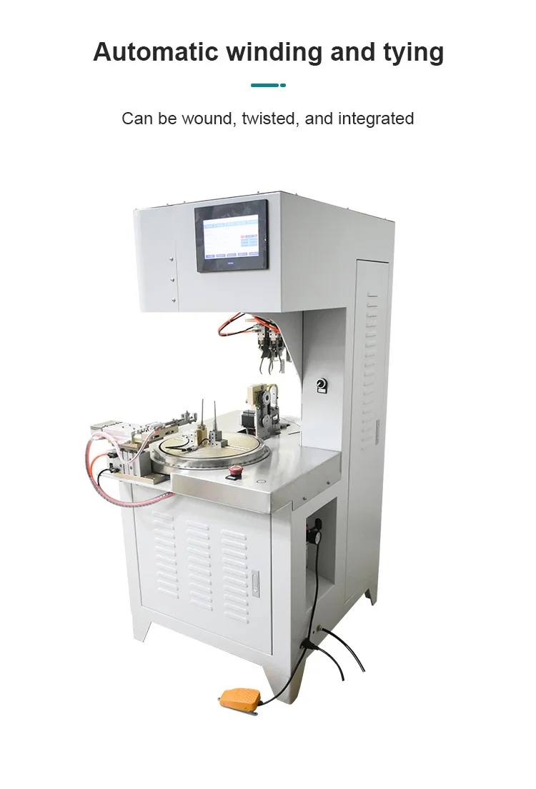 8 Mesin Penggulungan dan Pengikatan Wayar Bentuk, Wayar Mesin Penggulungan Gegelung, Mesin Penggulungan Wayar Automatik, Mesin Pengikat Penggulungan Dawai Kabel