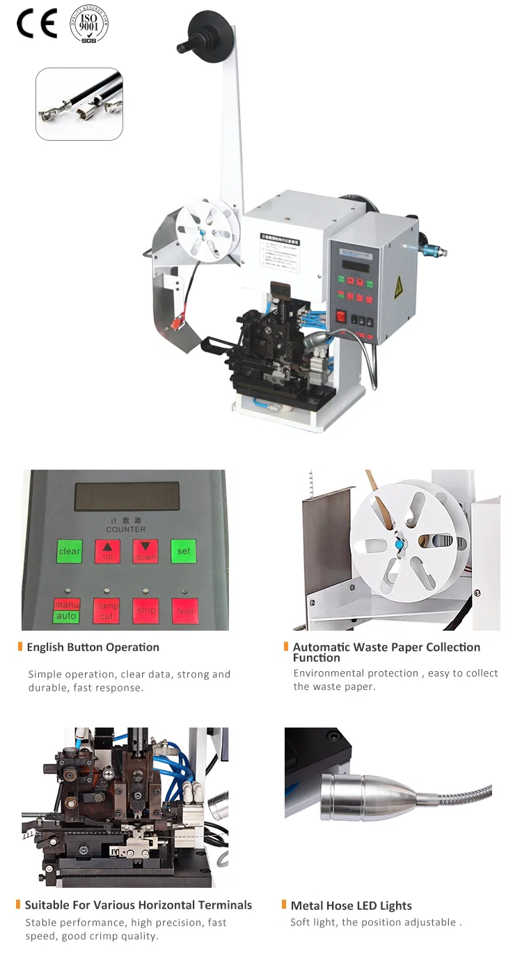 mesin terminal crimping pelucutan, Mesin Crimping Pelucutan Wayar, Mesin Crimping Wire