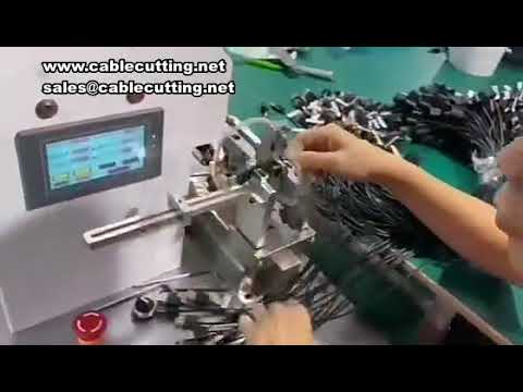 Mesin Lipat dan Label Wayar Automatik - Penyelesaian Efisien untuk Wayar Tiub Bulat, Eyewirer Cecair & Data