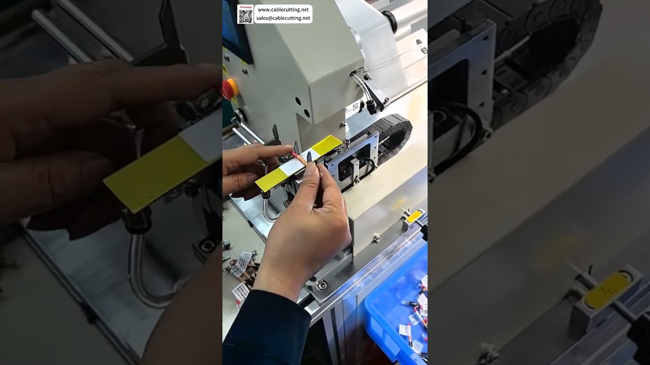 Wire Folding Labeling Machine  Advanced Cable Label Application Wire Harness Processing Tool