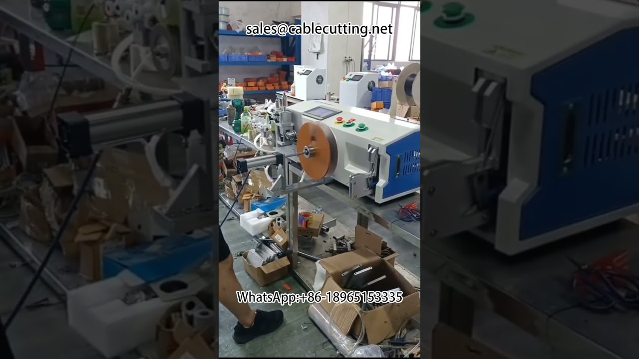 #Wire Winding Machine #Meter Counting Row Cutting Winding and Taping Machine