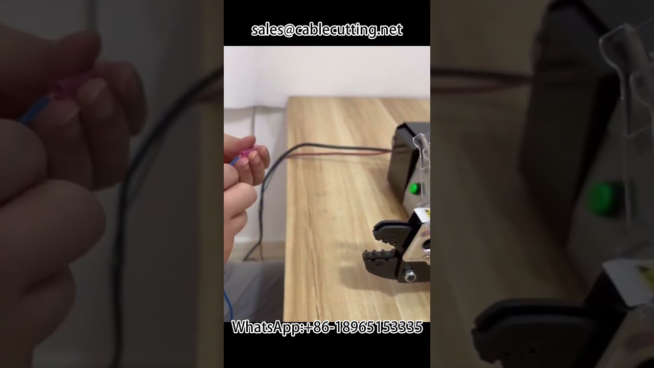 Mesin Crimping Terminal Elektrik - Crimping & Heat Shrink Terminal dengan Ketepatan Tinggi