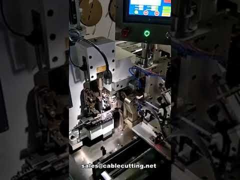 Mesin Automasi Penuh: Kupas, Belah & Crimp Terminal Kabel Rata dengan Ketepatan Tinggi