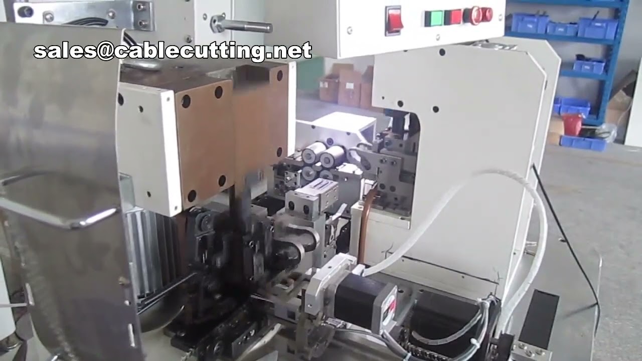 Mesin Pemotong, Pengupas & Crimping Kabel Rata Berkecekapan Tinggi