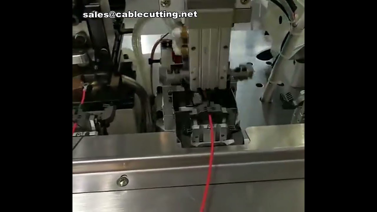 Mesin Crimp Kabel Heat Shrink Automatik, Mesin Pemakaian Tiub Heat Shrink, Pengeringan Heat Shrink Terintegrasi