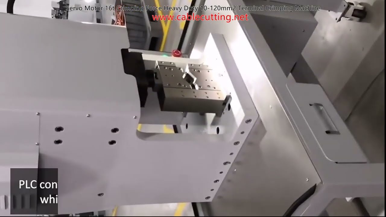 Servo Motor 16t Crimping Force Heavy Duty 10 120mm2 Terminal Crimping Machine