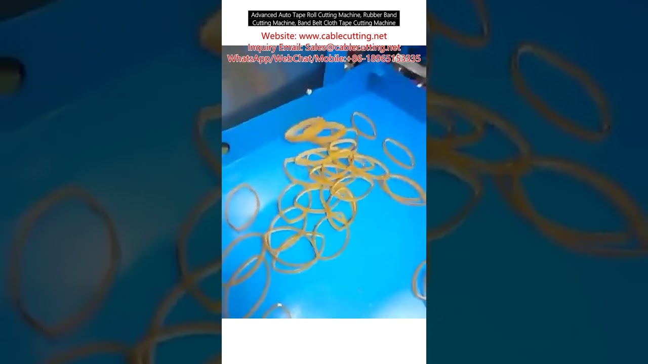 Mesin Pemotong Tape Automatik Canggih, Mesin Potong Getah, Pemotong Kain & Tali Pinggang
