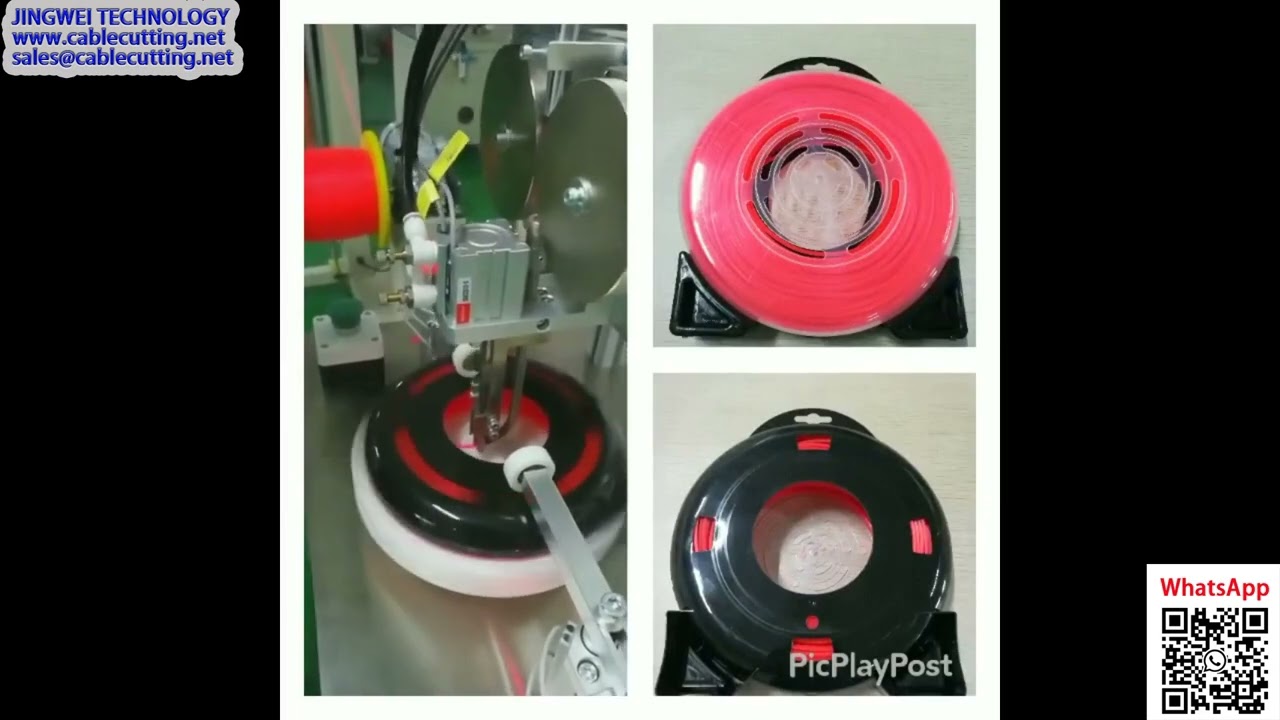 Automatic Trimmer Line Winder for Blister Packs