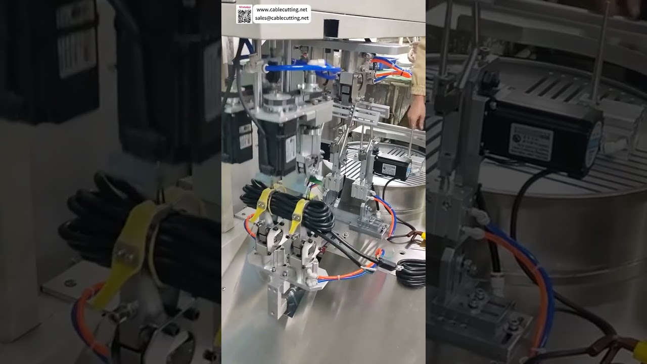 Automatic Dual Tie Wire Bundling Machine  High Speed Cable Organization & Packaging Tool