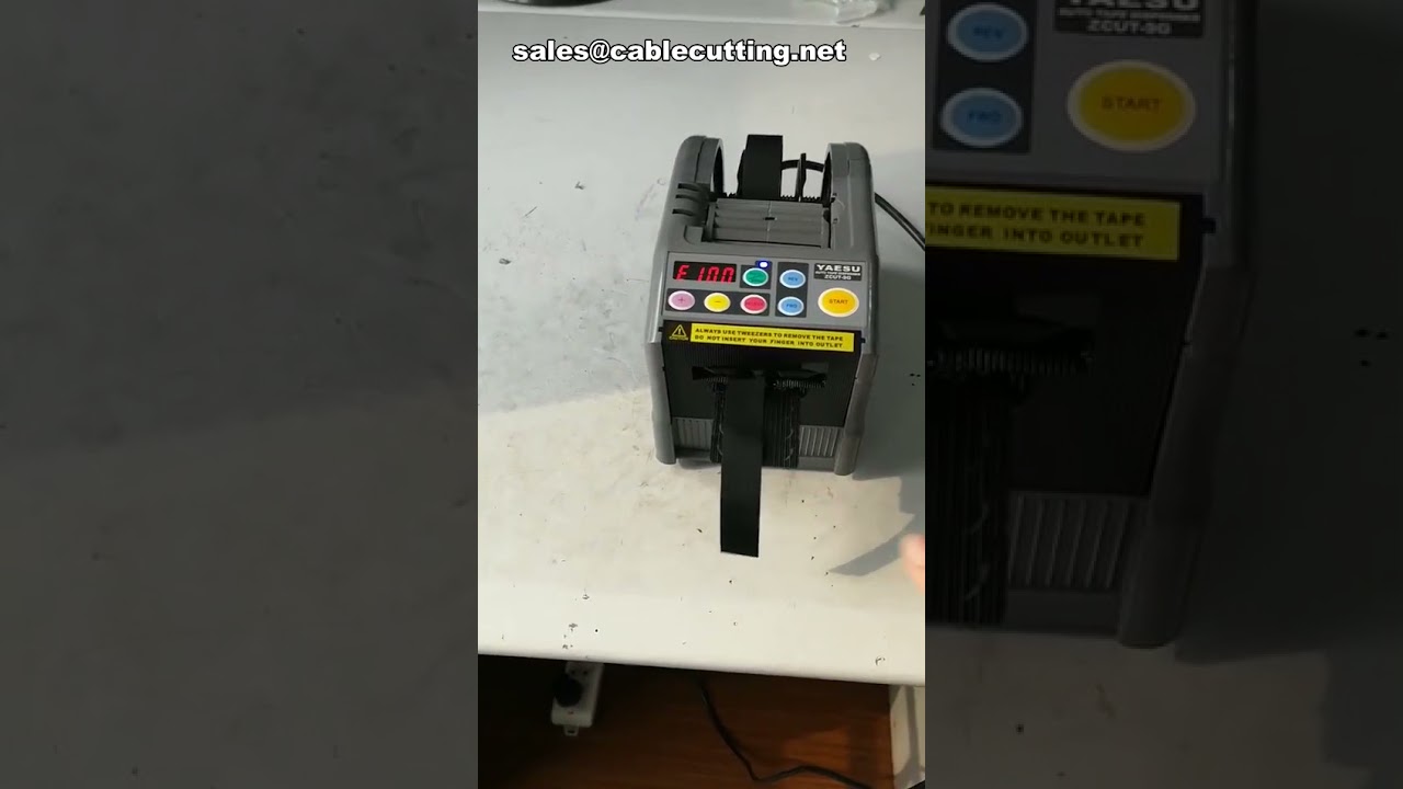 Pembungkus Pita Automatik Berwarna untuk Kerja Elektrik | Dispenser Pita Zcut-9