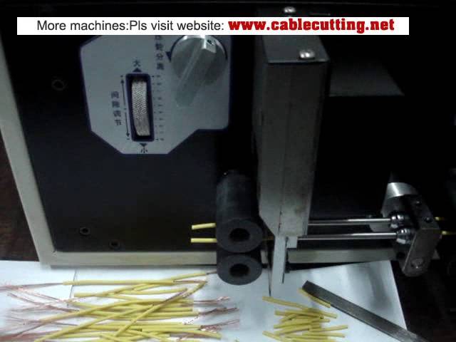 Dual Wire Cutting and Stripping Machine (WPM-09F) For Double jump head strip 50 mm