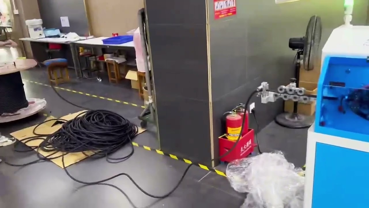 Multi Functional Large Square Cable Wire Stripping Machine Working Real Shot Video