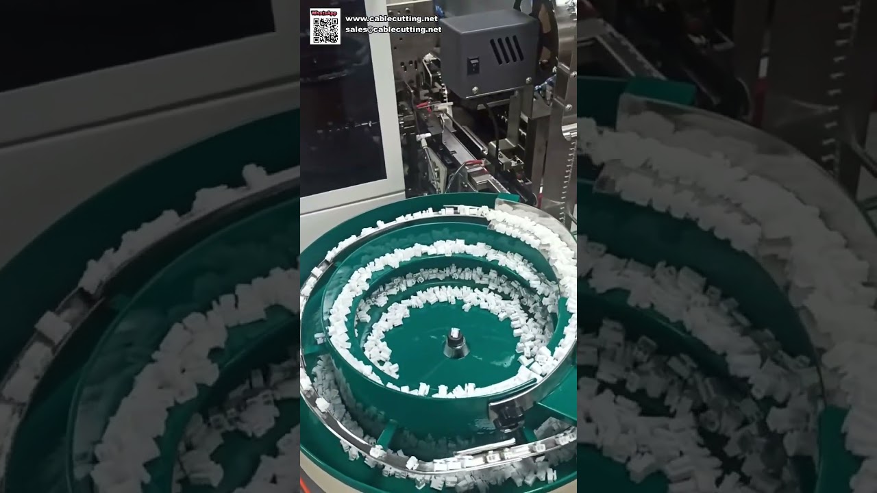 Automatic Multi Parallel Wire Double End Crimping and Single End Housing Insertion Machine