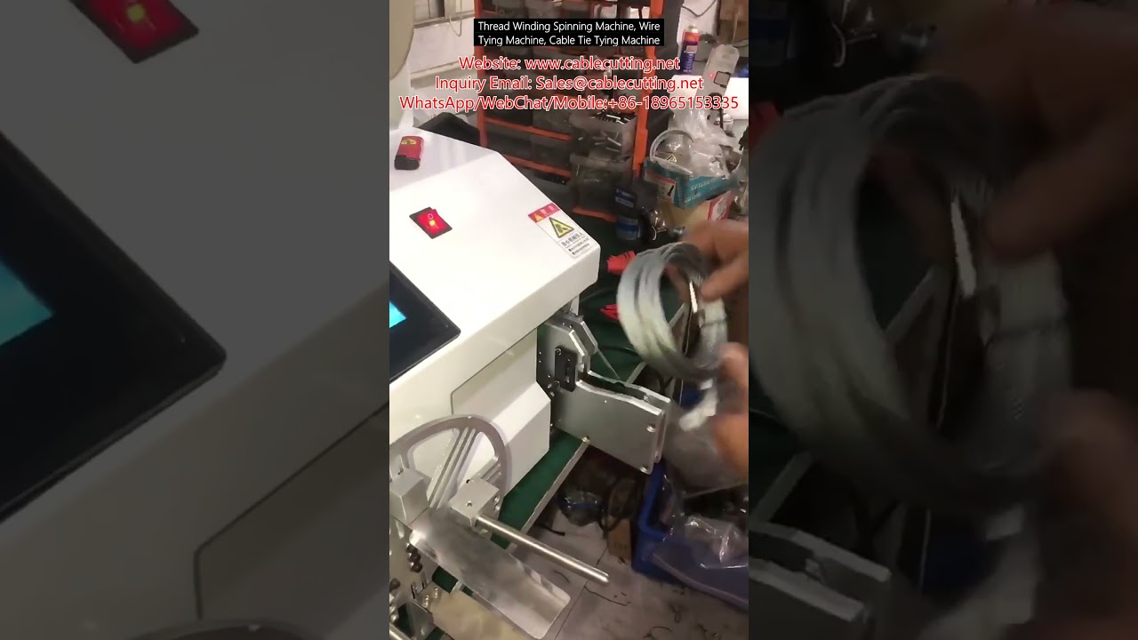 Mesin Penggulung Benang & Pengikat Kabel Automatik | Tingkatkan Kecekapan Pembungkusan