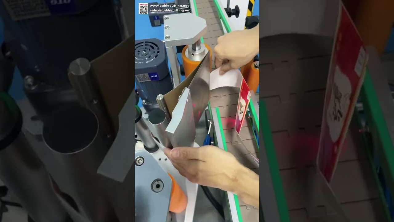 Smooth Operation Round Bottle Labeling Machine Quiet and Efficient Sticker Applicator System
