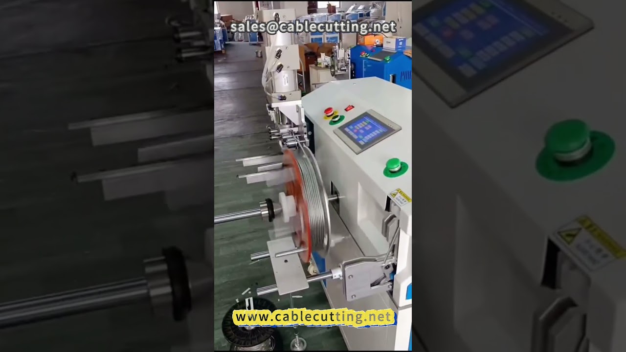 28 Wire rope meter winding, meter counting, winding machine # wire rope # wire processing # wire and
