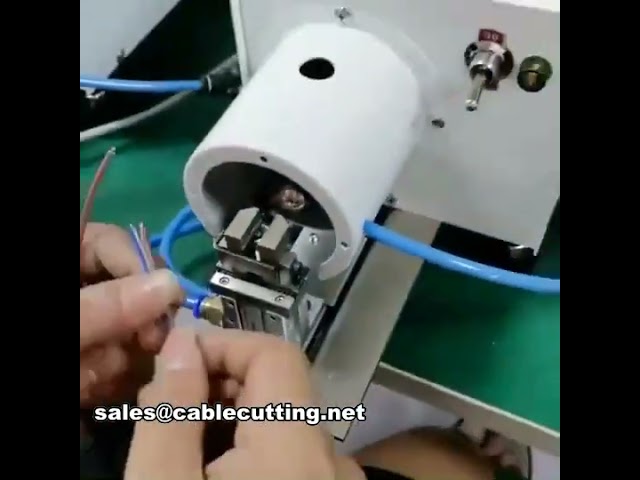 Mesin Penanggal dan Pemusing Wayar Pneumatik Elektronik WPM-200T – Automatik & Cekap