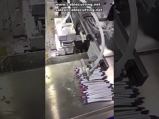 Automatic double head tin dipping machine, double parallel wire wire branch wire flat wire sheath wi