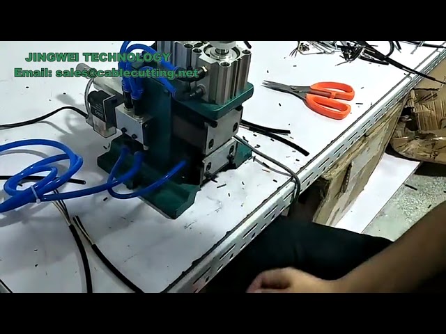 Mesin Pengupas dan Pemulas Kabel Pneumatik Manual 3F untuk Peralatan Pengeluaran Kabel