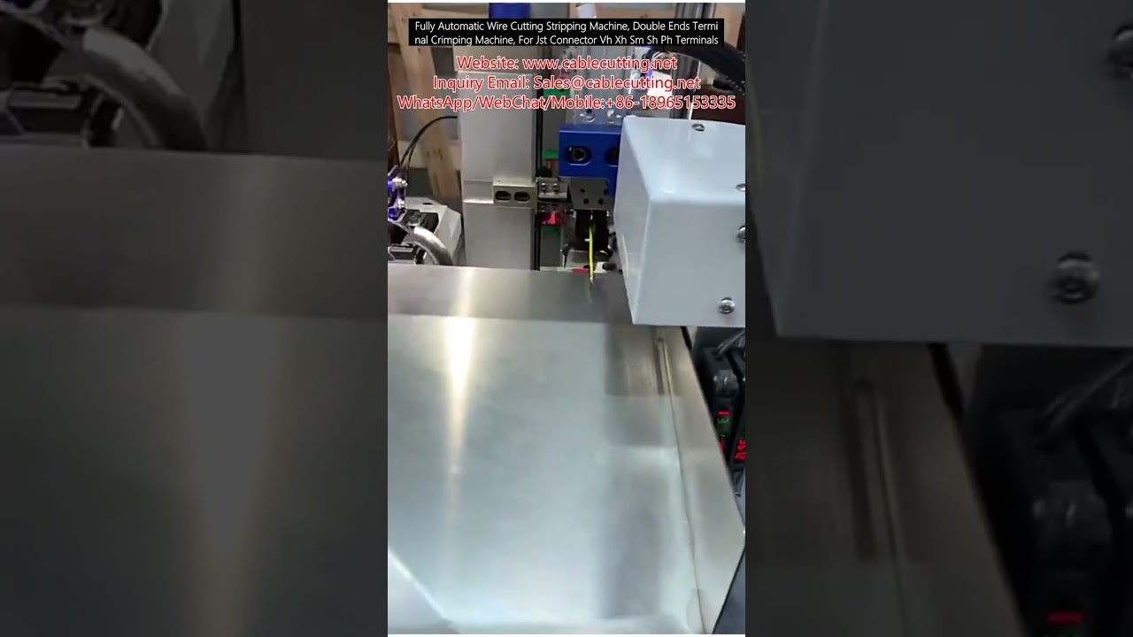 Fully Automatic Wire Cutting Stripping Machine, Double Ends Terminal Crimping Machine, For Jst Conne
