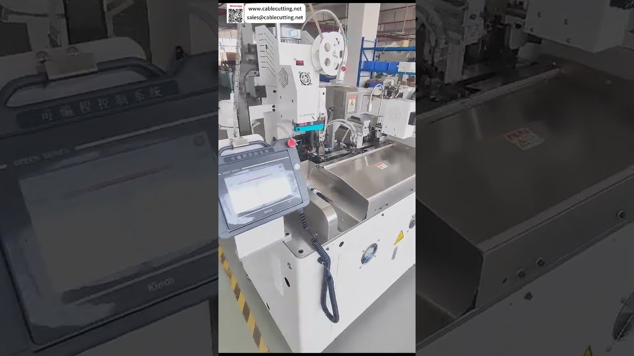 PTC Electrode Sheet Wire Harness Tinning Tube Insertion Crimping Machine  Auto Harness Mfg