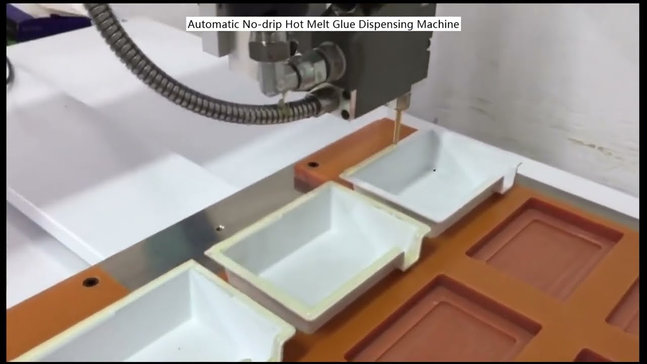Mesin Dispenser Gam Panas Automatik Tanpa Titisan – Tepat & Cekap