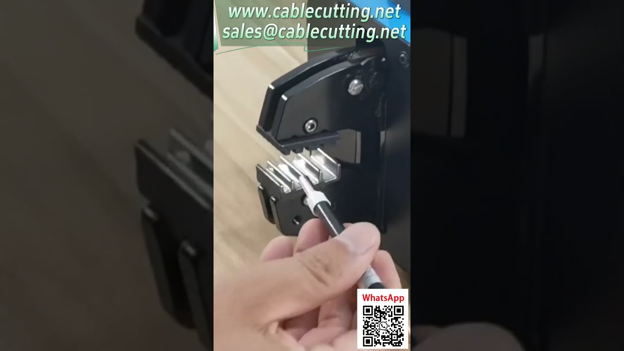 Tunjuk Cara Alat Crimp Pneumatik untuk Terminal Wayar