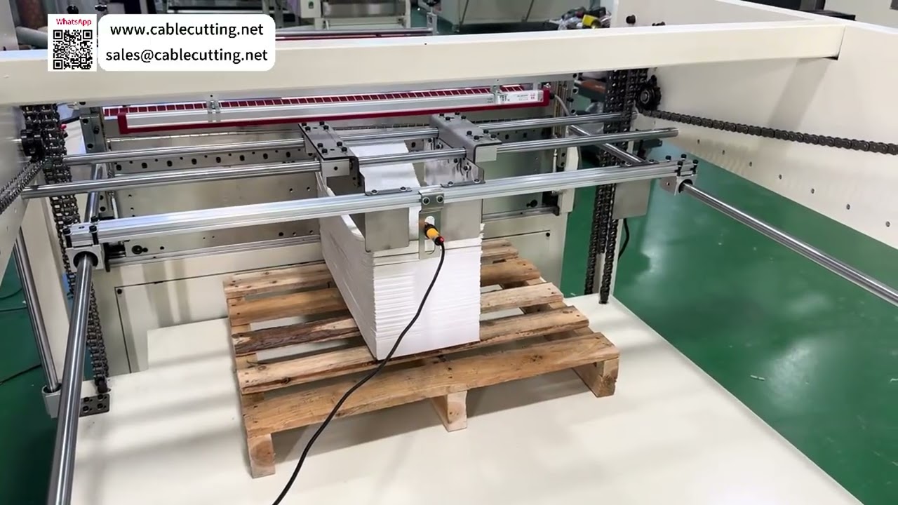 Auto Sheet Cutter With Automatic Lifting Material Collector Systems High Yield Machine