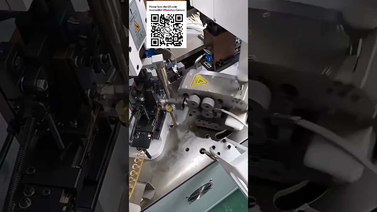 Fully Automatic Double End Terminal Crimping Machine #High Speed Wire Crimper