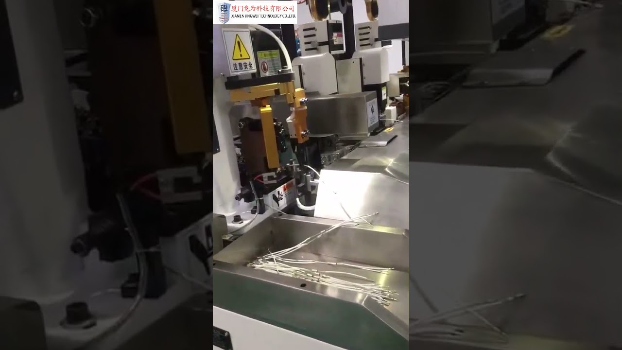 Mesin Penyambung dan Crimping Kabel Dua Kepala | Mesin Pemprosesan Wayar Automatik