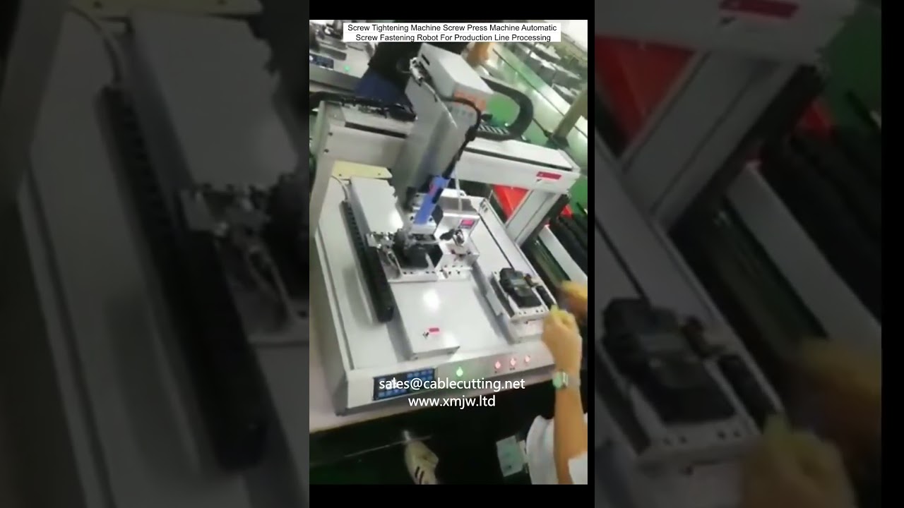 Mesin Pengetat Skru Automatik & Robot Pelekap Skru untuk Barisan Pengeluaran Profesional