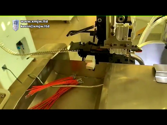 Mesin Crimping Terminal Automatik Tiga Kepala Berkelajuan Tinggi