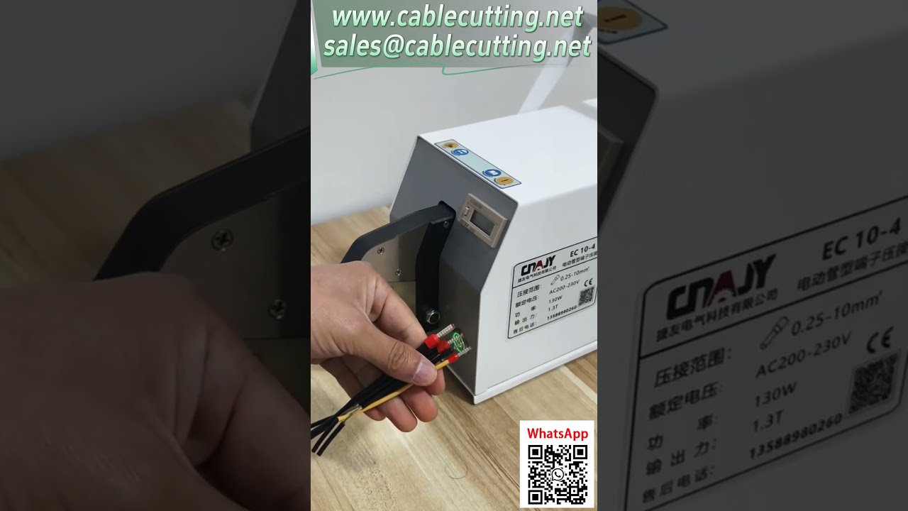 Mesin Crimp Terminal Tiub Elektrik EC 10-4 – Paparan Model Profesional