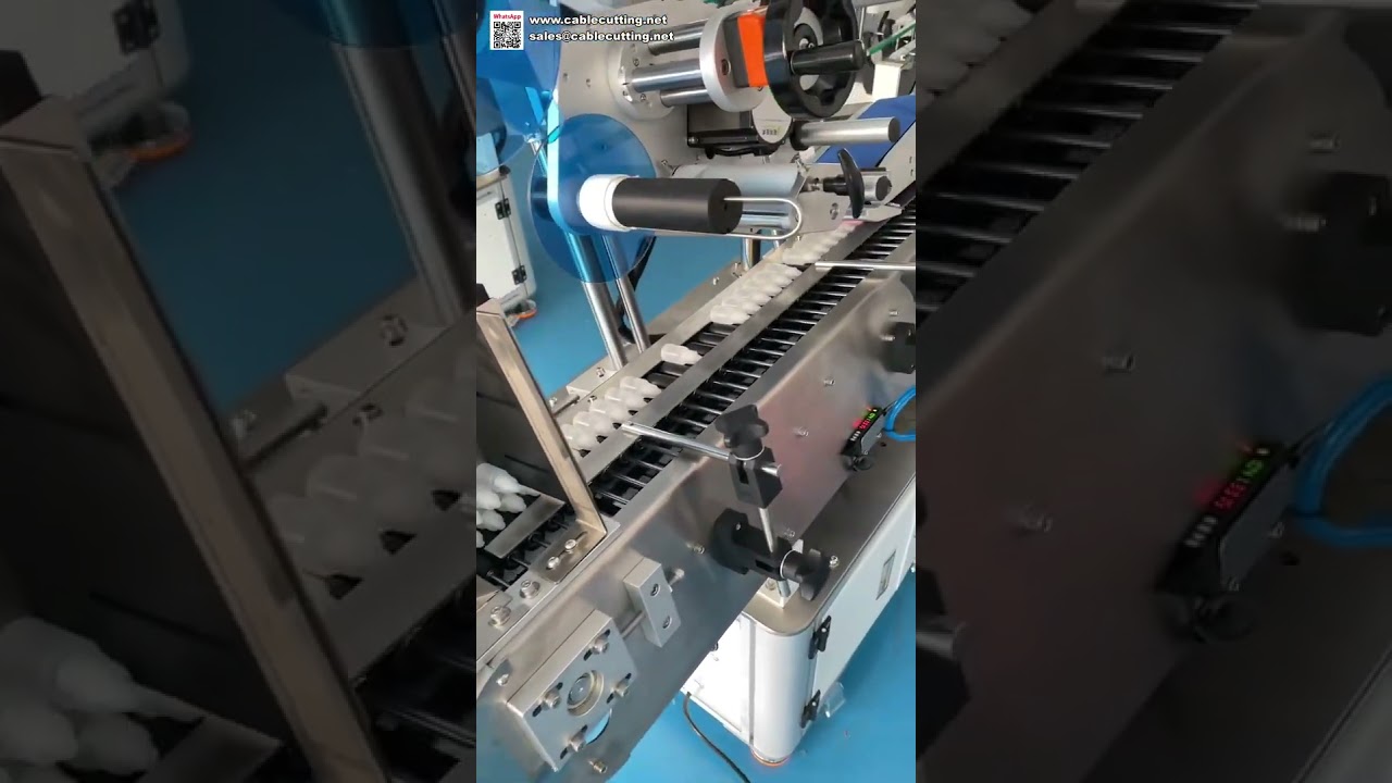 Automatic Paging and Labeling Machine for Small Bottles High Speed Sticker Applicator System