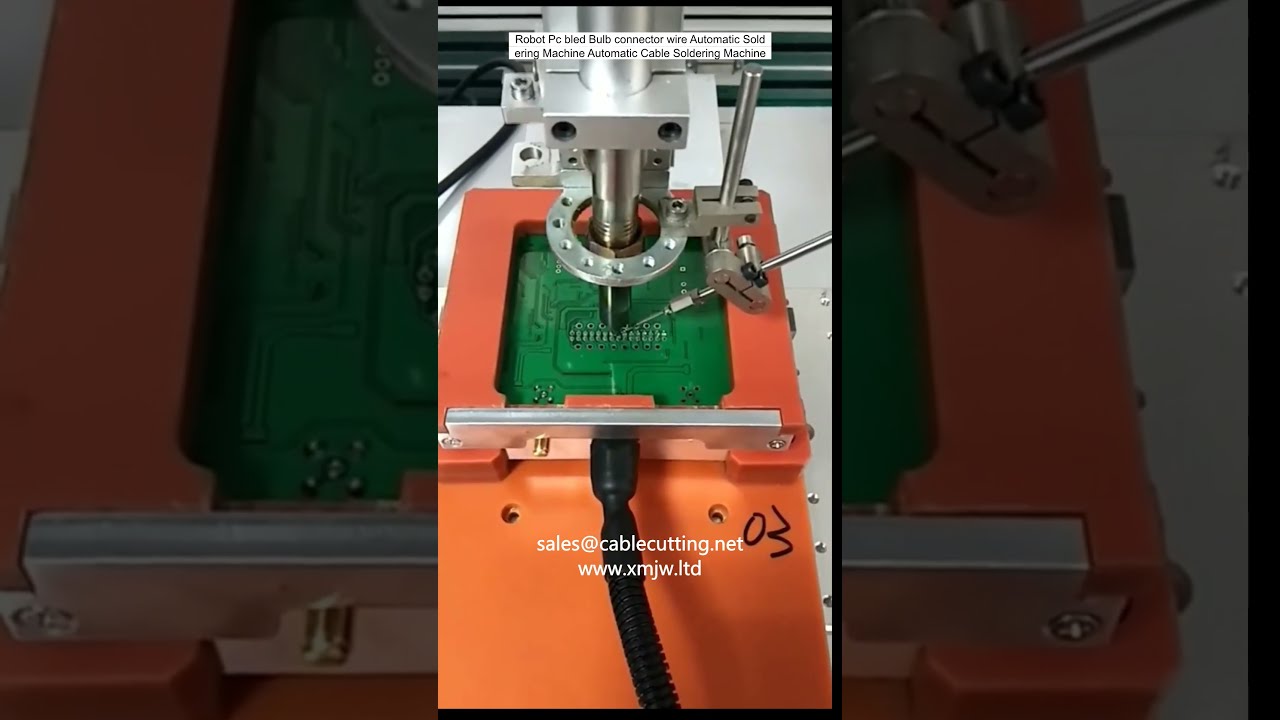 Mesin Pematerian Automatik Robot untuk Wayar PCB, Palam, dan Mentol - Tingkatkan Produktiviti