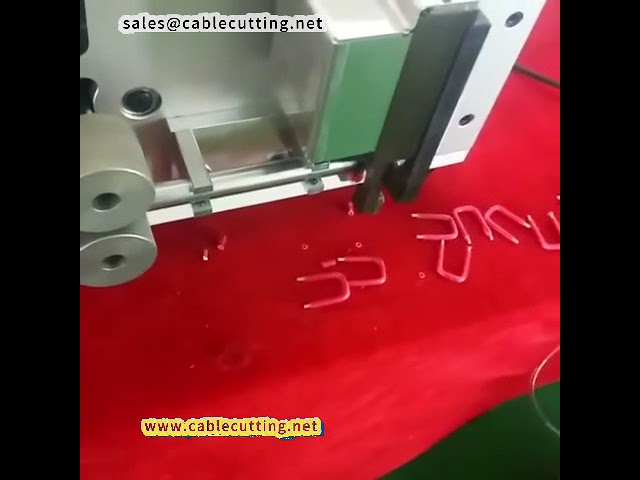 Automatic computer stripping machine, wire and cable bending machine