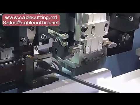 Multi Conductor Cable And Ribbon Cable Stripping And Terminal Pressing Machine