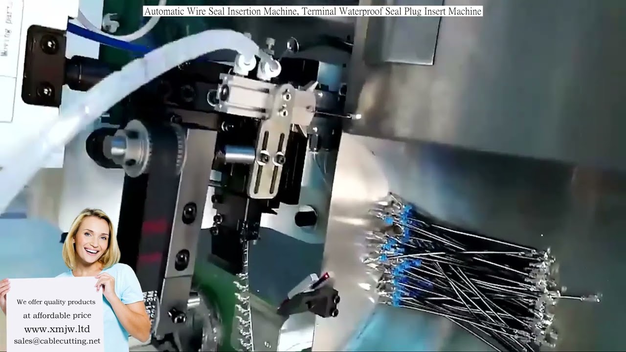 Mesin Pemasangan Meterai Wayar Automatik & Penyekat Palam Kabel Kalis Air