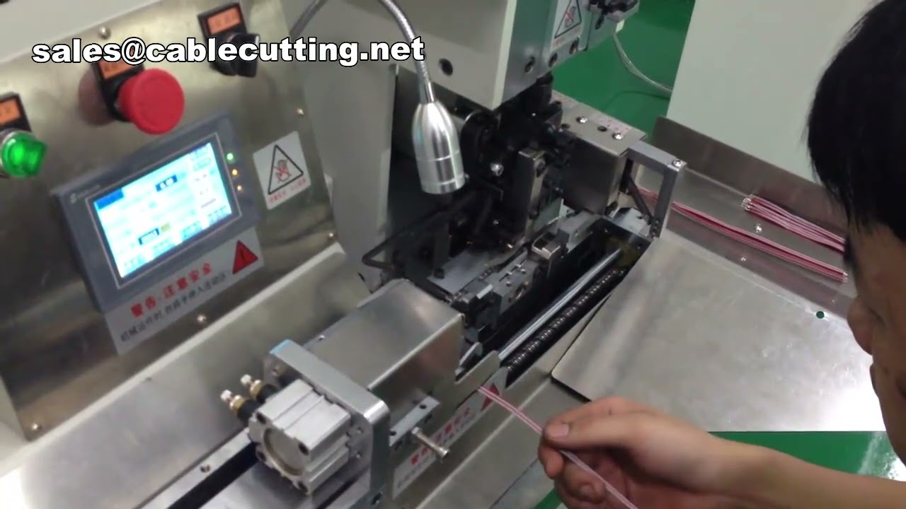 Mesin Crimping Terminal Kabel Rata & Penyambung Antena TV - Automatik Berkelajuan Tinggi