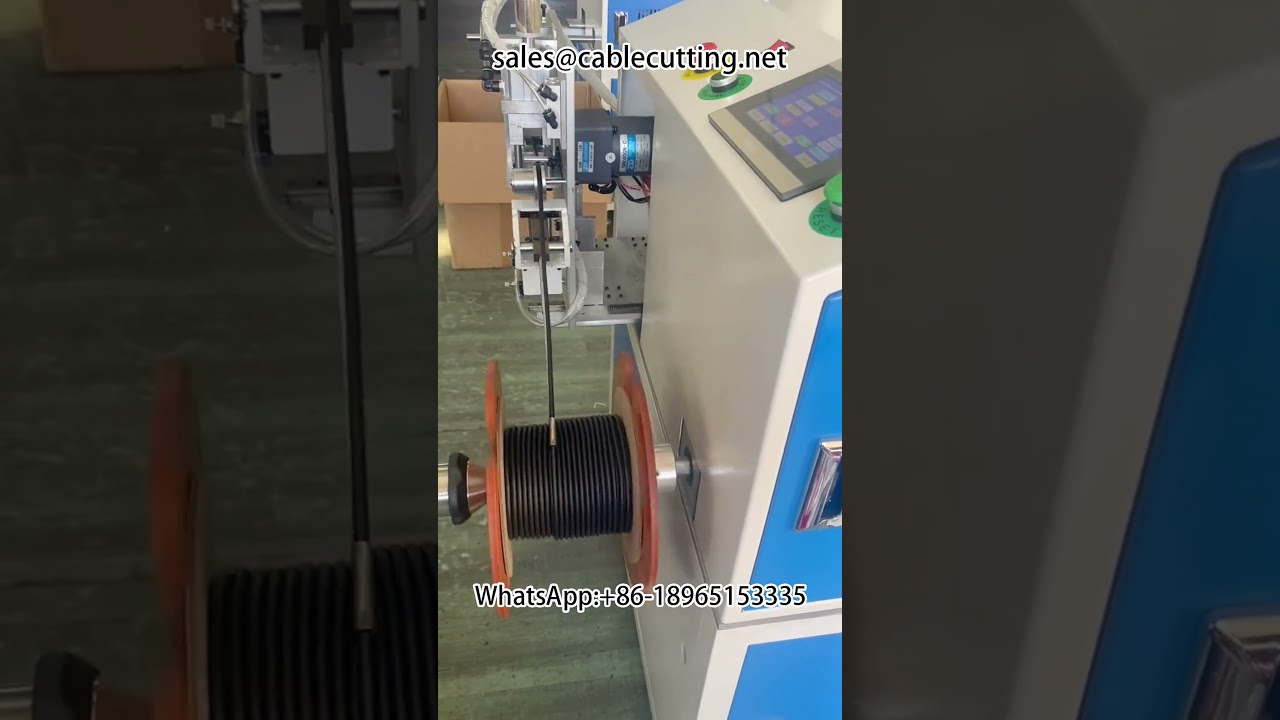 Automatic metre counting and winding machine #Winding machine #Rewinding machine #Wire processing #W