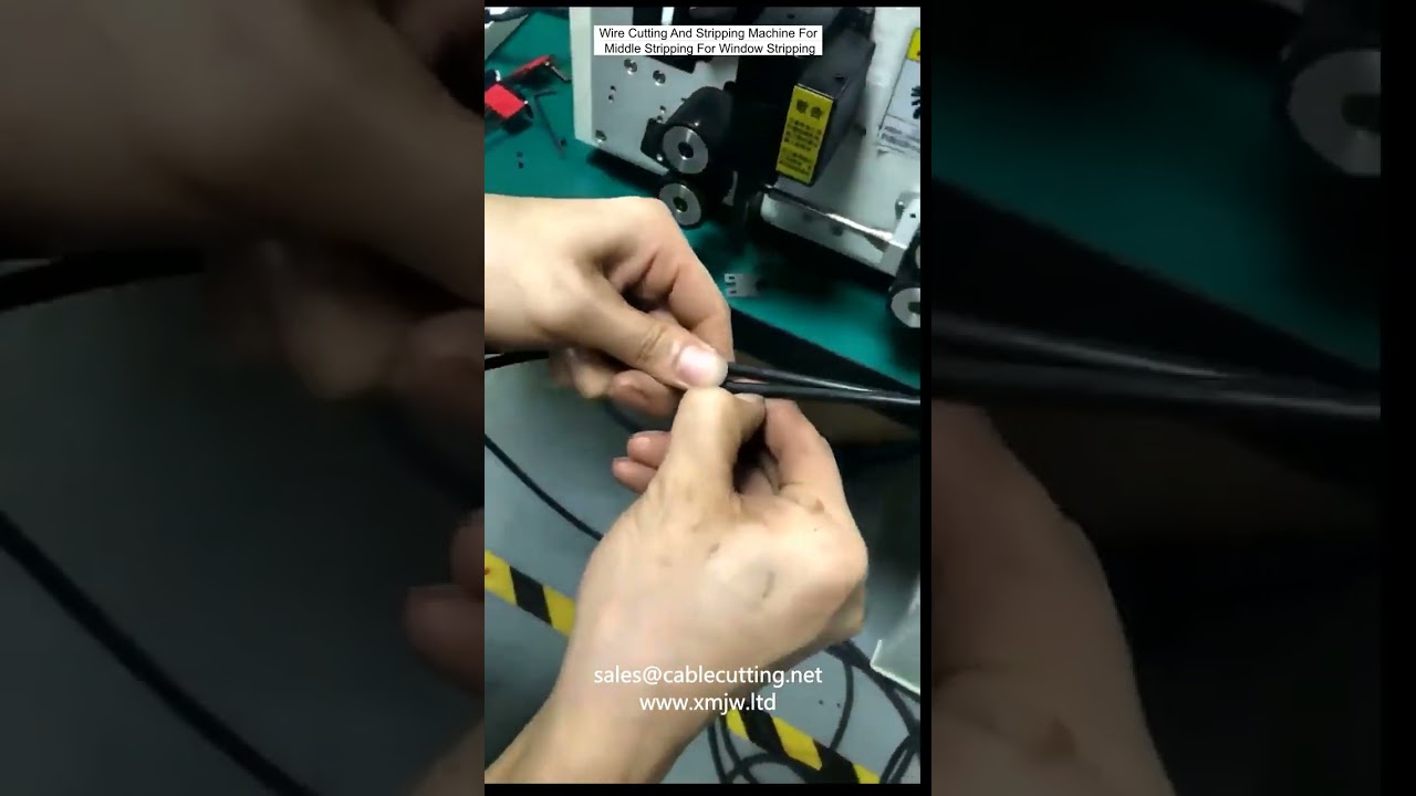 Mesin Pemotong & Penanggal Wayar Automatik – Penanggalan Tengah & Tingkap Tepat