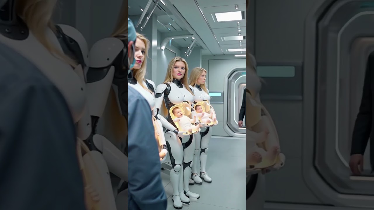 AI Robots with Artificial Wombs: A Glimpse Into the Future#FutureTech #Robots #BioTech  #Innovation
