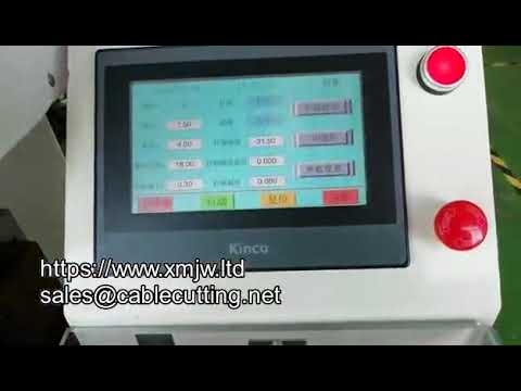 2020 Mesin Crimping Terminal Wayar Semi-Automatik Baharu dengan Monitor LCD